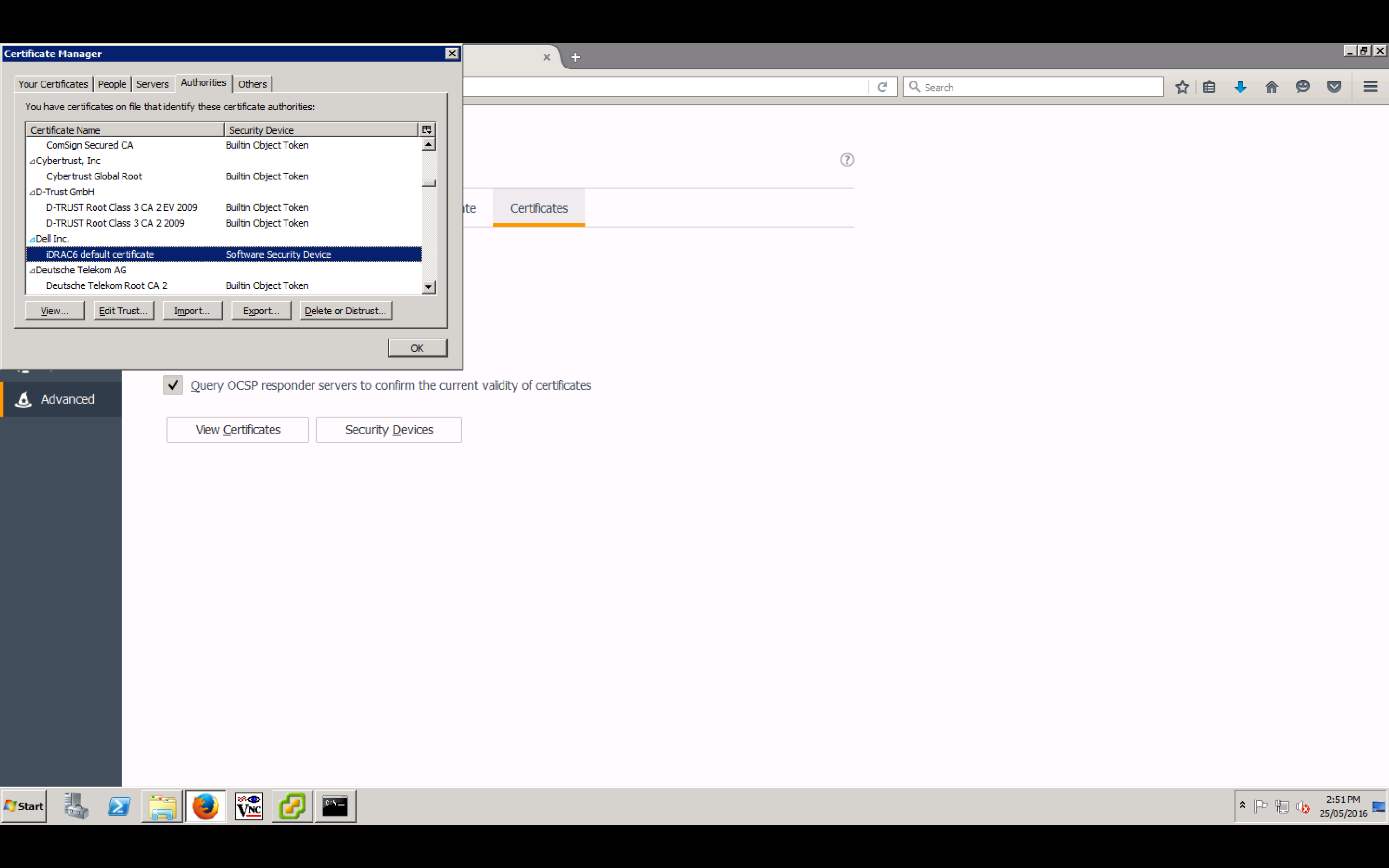 Sec error reused issuer and serial google earth s