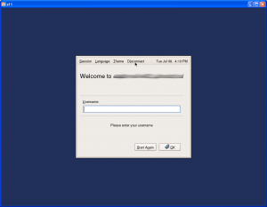 Remote VNC based GDM Login