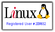 Registered Linux User #209832