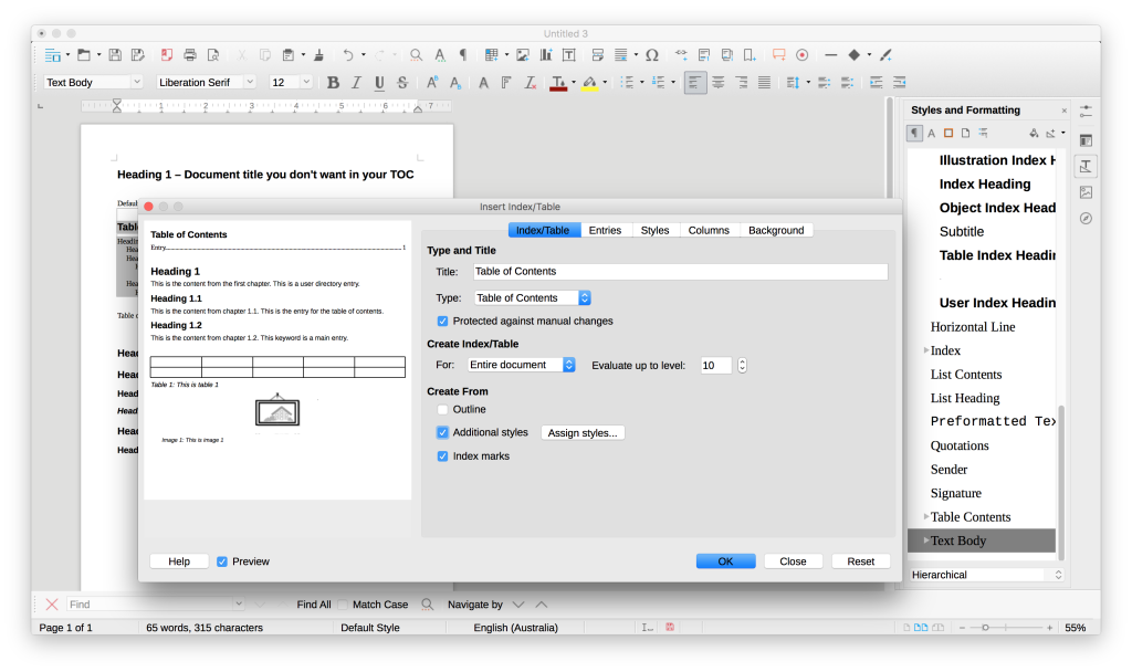 libreoffice-creating-a-table-of-contents-that-doesn-t-include-heading