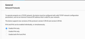 Change from ipv4 / ipv6 support to ipv4 only