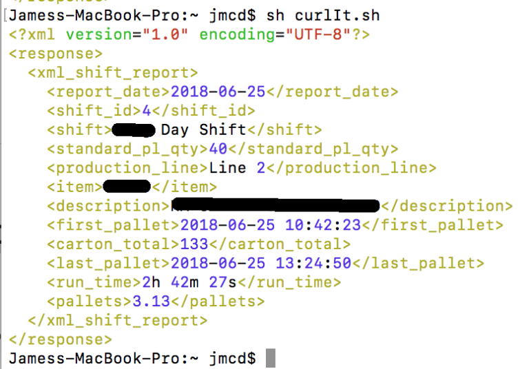 Curl Xml Example