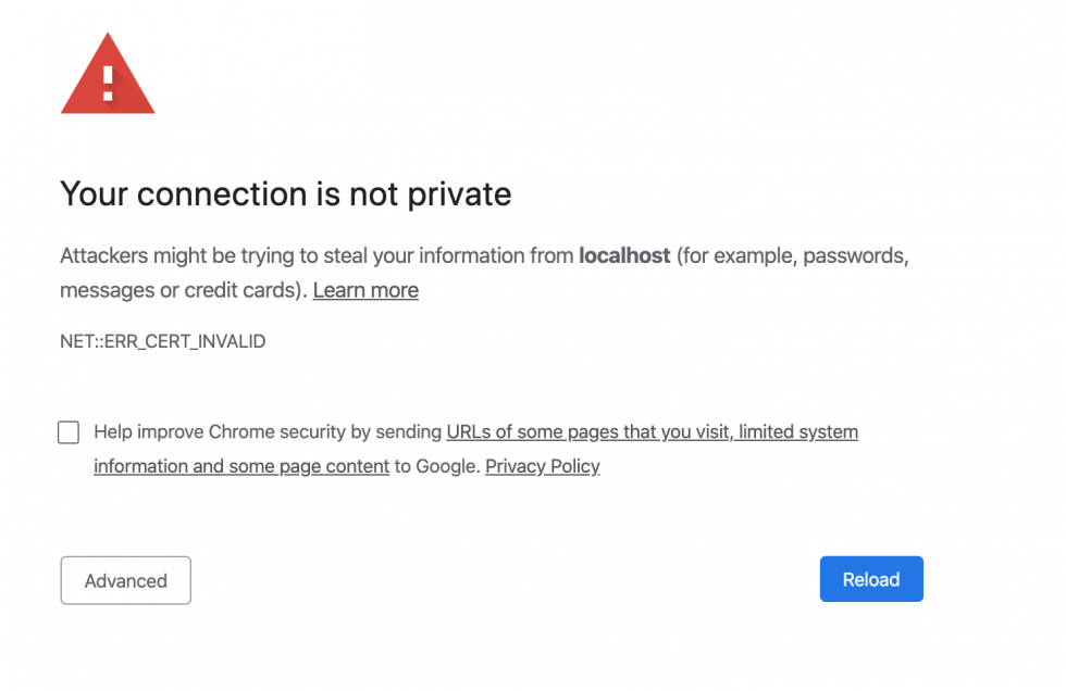 https connection to Cups NETERR_CERT_REVOKED on MacOS Catalina Toggen